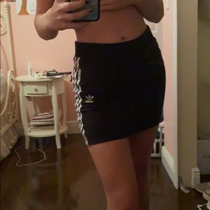 adidas mini skirt
